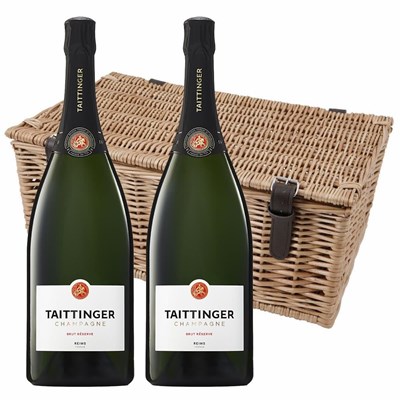 Magnum of Taittinger Brut Champagne 150cl Duo Magnum Hamper (2x150cl)